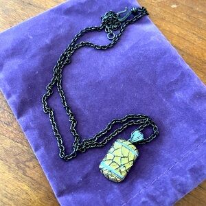 Charriol  18k Gold Bronze Steel Pendant Necklace with Diamond